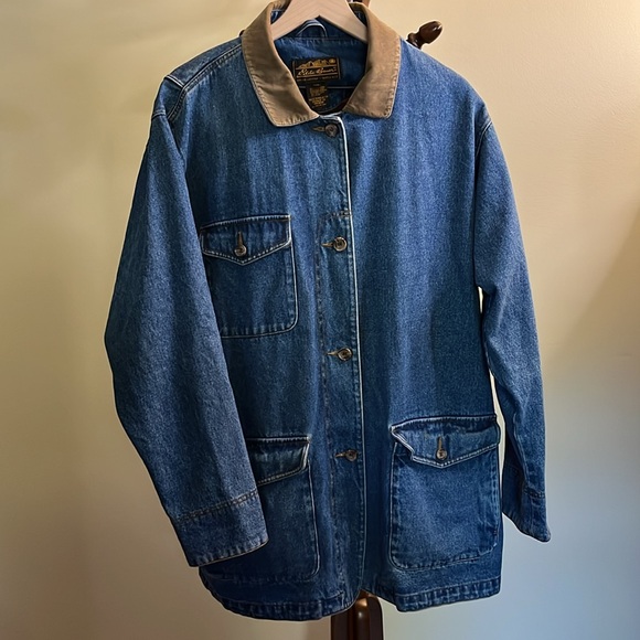 Vintage Eddie Bauer Denim Jacket with Detachable Liner - Picture 4 of 8